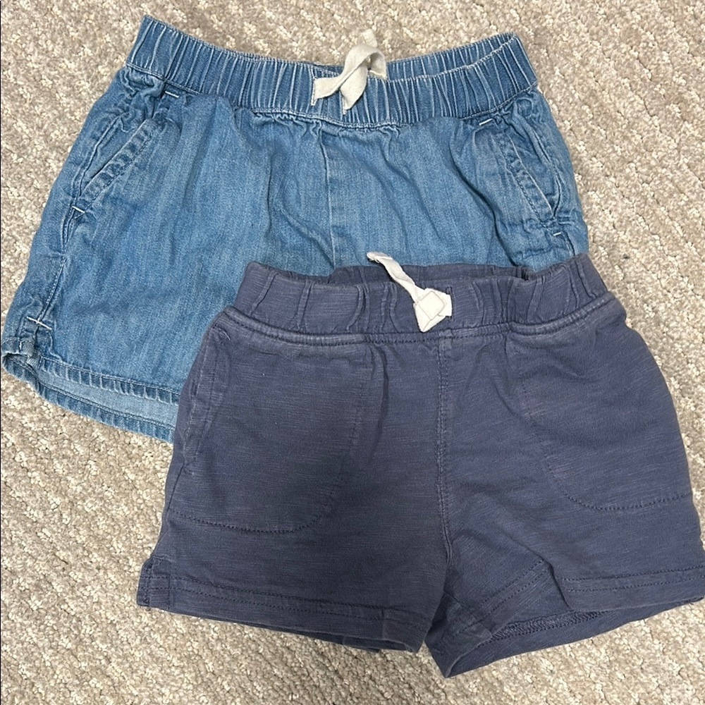 Primary | Kids Denim and Navy Shorts Set
